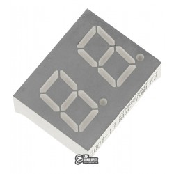 Индикатор 7-сегментный DA04-11YWA, ОА, 2 разряда, желтый