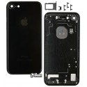 Корпус для iPhone 7, черный, глянцевый, Jet Black