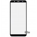 Скло дисплея Samsung J810 Galaxy J8 (2018), чорний колір