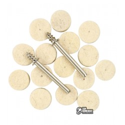 Набор полировальные диски (фетр) хвостовик 3.2мм 17шт