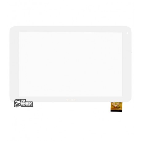 Тачскрин для планшета 10.1", 50 pin, с маркировкой HXD-1055, для Archos Alba 10, размер 260*160 мм, белый