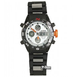 Мужские цифровые кварцевые часы Quamer 1319, карбон