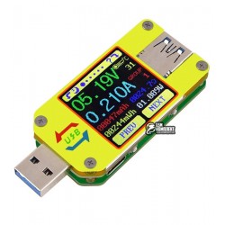 USB Тестер UM34C, USB 3,0, Bluetooth, 4-24 вольт, 0-4 ампер USB Тестер UM34C, USB 3,0, Bluetooth, 4-24 вольт, 0-4 ампер
