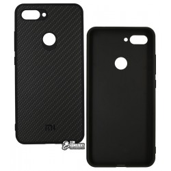 Чохол для Xiaomi Mi 8 Lite, Carbon, силіконовий