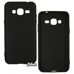 Чехол для Samsung J320 Galaxy J3, Smtt, силиконовый, матовый, черный