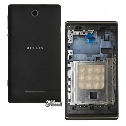Корпус для Sony C1503 Xperia E, C1504 Xperia E, C1505 Xperia E, черный