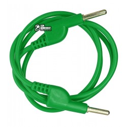 Шнур для мультиметра разветвляемый, банан-банан, зеленый, 1 м