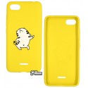 Чехол для Xiaomi Redmi 6A, TOTO Cartoon Soft Silicone, силикон, Cat Yellow