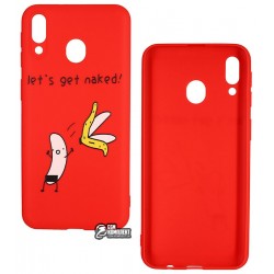 Чехол для Samsung M205 Galaxy M20, TOTO Cartoon Soft Silicone, силикон, Banana Red Чехол для Samsung M205 Galaxy M20, TOTO Cartoon Soft Silicone, силикон, Banana Red