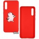 Чехол для Samsung A505 Galaxy A50, TOTO Cartoon Soft Silicone, силикон, Cat Red