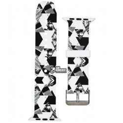 Ремешок Apple Watch Geometry Style 42 mm/44 mm (black/white triangles) Ремешок Apple Watch Geometry Style 42 mm/44 mm (black/white triangles)