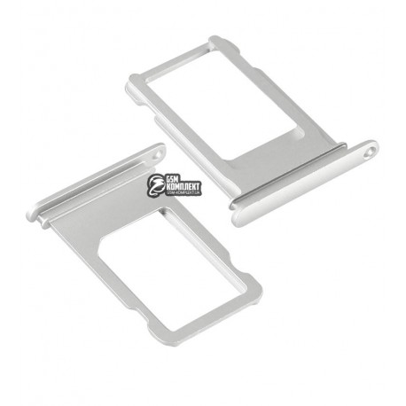 Тримач SIM-карти для Apple iPhone 7 Plus, сріблястий
