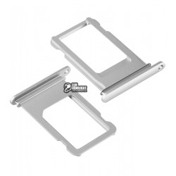 Держатель SIM-карты для Apple iPhone 7, серебристый