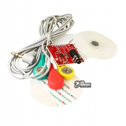 Модуль AD8232 - ЭКГ для ARDUINO, монитор сердечного ритма + 3 электрода