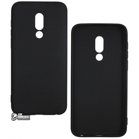 Чехол для Meizu 16th, Smtt, силиконовый, черный