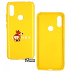 Чехол для Xiaomi Redmi 7, TOTO Pure TPU 2mm Print Case, #68 Korgias Yellow