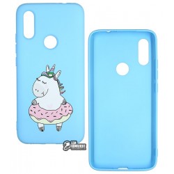 Чехол для TOTO Matt TPU 2mm Print Case Xiaomi Redmi 7 #3 Unicorn Donut Sky Blue Чехол для TOTO Matt TPU 2mm Print Case Xiaomi Redmi 7 #3 Unicorn Donut Sky Blue