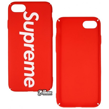 Чехол для iPhone 7, iPhone 8, Brand Logo Thin Case, пластик, Supreme