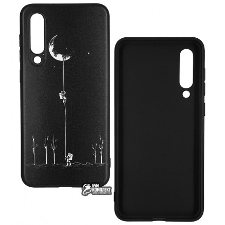 Чехол для Xiaomi Mi 9 SE, TOTO Cartoon Soft Silicone, силикон, Moon Black Чехол для Xiaomi Mi 9 SE, TOTO Cartoon Soft Silicone, силикон, Moon Black