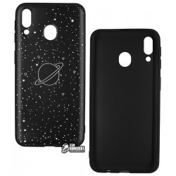 Чехол для Samsung M205 Galaxy M20, TOTO Cartoon Soft Silicone, силикон, Saturn Black
