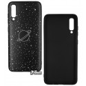Чехол для Samsung A705 Galaxy A70, TOTO Cartoon Soft Silicone, силикон, Saturn Black