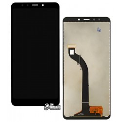 Дисплей для Xiaomi Redmi 5, черный, с сенсорным экраном (дисплейный модуль), High Copy