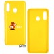 Чехол для Samsung Galaxy A20/A30, TOTO Pure TPU 2mm Print Case, #68 Korgias Yellow