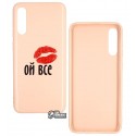 Чехол для Samsung Galaxy A50, TOTO Pure TPU 2mm Print Case, 52 Oyvse Sand pink