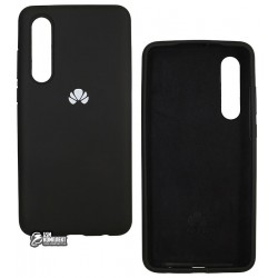 Чехол для Huawei P30, Silicone Cover, софттач силикон, черный Чехол для Huawei P30, Silicone Cover, софттач силикон, черный