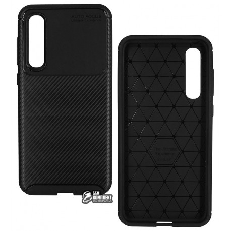 Чехол для Xiaomi Mi 9 SE, TOTO TPU Carbon Fiber, силикон, черный Чехол для Xiaomi Mi 9 SE, TOTO TPU Carbon Fiber, силикон, черный