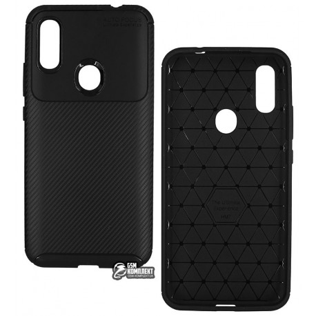 Чехол для Xiaomi Redmi 7, TOTO TPU Carbon Fiber, силикон, черный Чехол для Xiaomi Redmi 7, TOTO TPU Carbon Fiber, силикон, черный