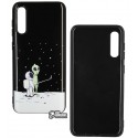 Чехол для Samsung Galaxy A50, TOTO Pure TPU 2mm Print Case, 40 Ufo Moon Black