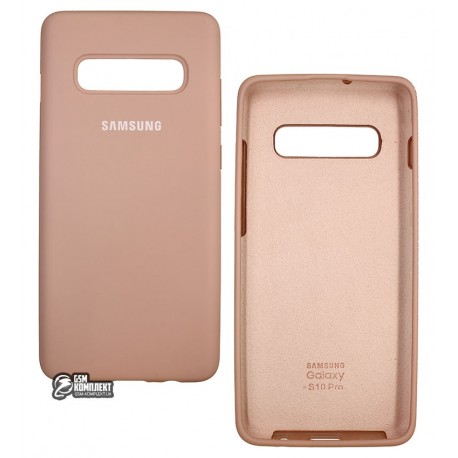 Чехол для Samsung G975 Galaxy S10 Plus (2019), Silicone Cover, софттач силикон,