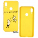Чохол для Xiaomi Redmi Note 7, TOTO Cartoon Soft Silicone, силікон, Banana Yellow