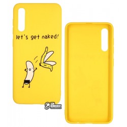 Чехол для Samsung A505 Galaxy A50, TOTO Cartoon Soft Silicone, силикон, Banana Yellow