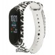 Ремешок для Mi Band 3 / Mi Band 4, Picture (леопард белый)