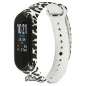 Ремешок для Mi Band 3 / Mi Band 4, Picture (леопард белый)