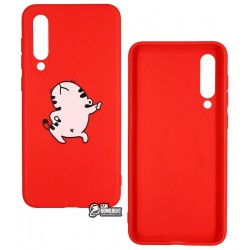 Чехол для Xiaomi Mi 9 SE, TOTO Cartoon Soft Silicone, силикон, Cat Red Чехол для Xiaomi Mi 9 SE, TOTO Cartoon Soft Silicone, силикон, Cat Red
