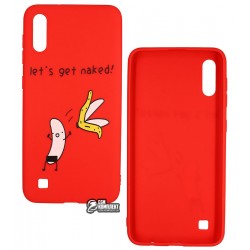 Чехол для Samsung A105 Galaxy A10, TOTO Cartoon Soft Silicone, силикон, Banana Red Чехол для Samsung A105 Galaxy A10, TOTO Cartoon Soft Silicone, силикон, Banana Red