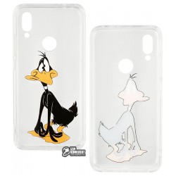 Чехол для Xiaomi Redmi 7, Toto Acrylic, силикон+акрил, прозрачный, утка Чехол для Xiaomi Redmi 7, Toto Acrylic, силикон+акрил, прозрачный, утка