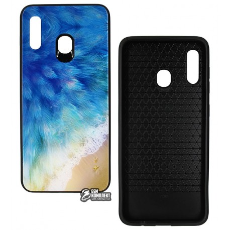 Чехол для Samsung A205F/A305F Galaxy A20/A30, Original Glass, пляж