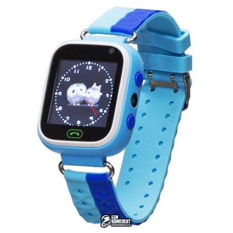 Детские Smart часы Baby Watch GM7S с GPS трекером, Синий