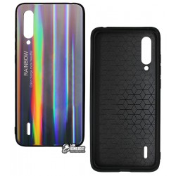Чехол для Xiaomi Mi CC9, rainbow, стекло-силикон