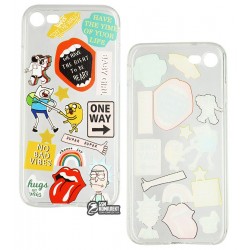Чехол для iPhone 7 / iPhone 8, TPU Case, Stickers Series