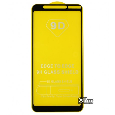 Закаленное защитное стекло для Nokia 3.1 Plus (2018), 0,33 мм, 2.5D, 9H, Full Glue, черное