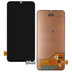 Дисплей для Samsung A405F/DS Galaxy A40, черный, с сенсорным экраном (дисплейный модуль), Original (PRC), original glass