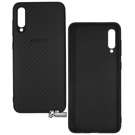 Чехол для Samsung A505 Galaxy A50 (2019), Carbon, черный Чехол для Samsung A505 Galaxy A50 (2019), Carbon, черный