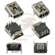 Гнездо mini USB 5pin USB-05-A-FD-90, тип 1