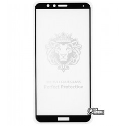 Закаленное защитное стекло для Huawei Honor 7X, 2.5D Full Glue, черное