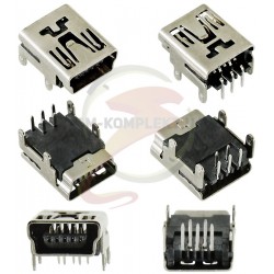Гнездо mini USB 5pin USB-05-A-FD-90, тип 2